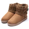 Women's Knitted Short Boots Warm Snow Boots