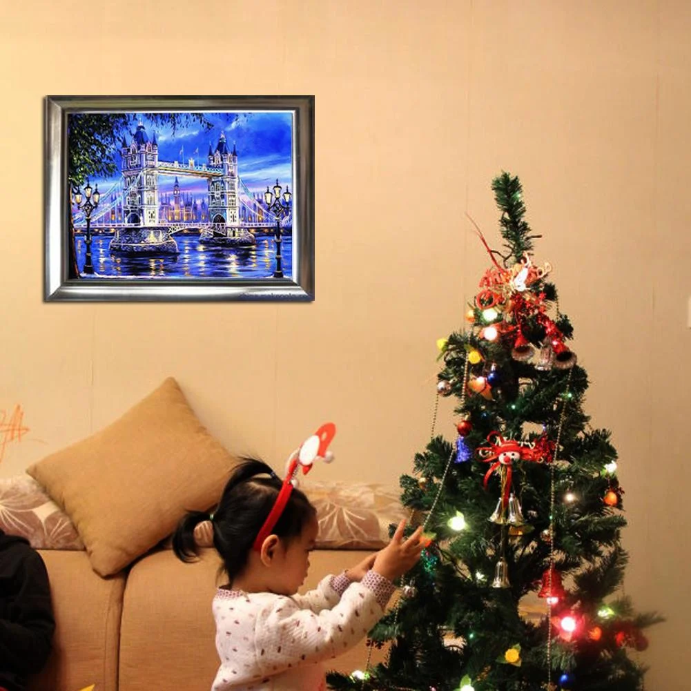 Diamond Painting - Full Round Drill - Tower Bridge