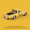 Retro Pickup Truck Sea Breeze Knight Container Car Eight-Grid Car Assembly Building Blocks Toy Model