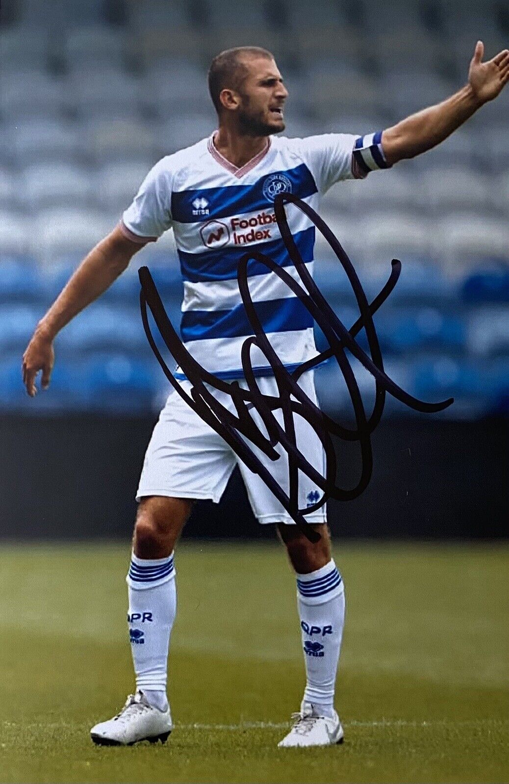 Dominic Ball Genuine Hand Signed QPR 6X4 Photo Poster painting 2