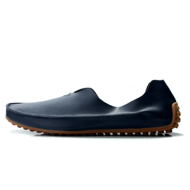 Men Loafers Moccasins Leather Mens Shoes Lightweight Sneakers Breathable Slip-on Driving Casual Shoes Men Footwear Plus Size 47