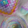 100% Wool Hand-dyed Rainbow Ombr&eacute; Yarn Balls