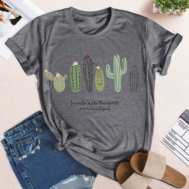 PSL-Nature Lover-Desert cactus  T-shirt Tee -02531