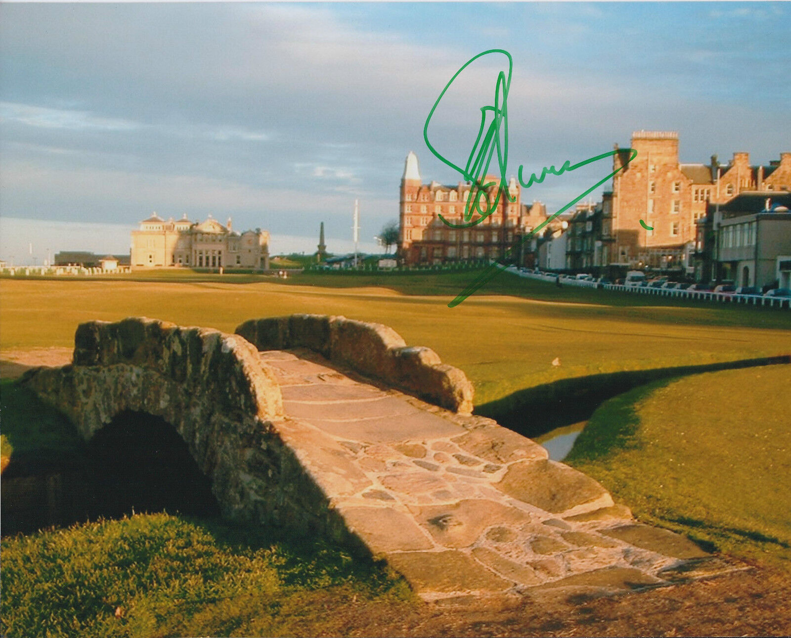 Charl Schwartzel SIGNED 10x8 Dunhill Links St Andrews Photo Poster painting AFTAL Autograph