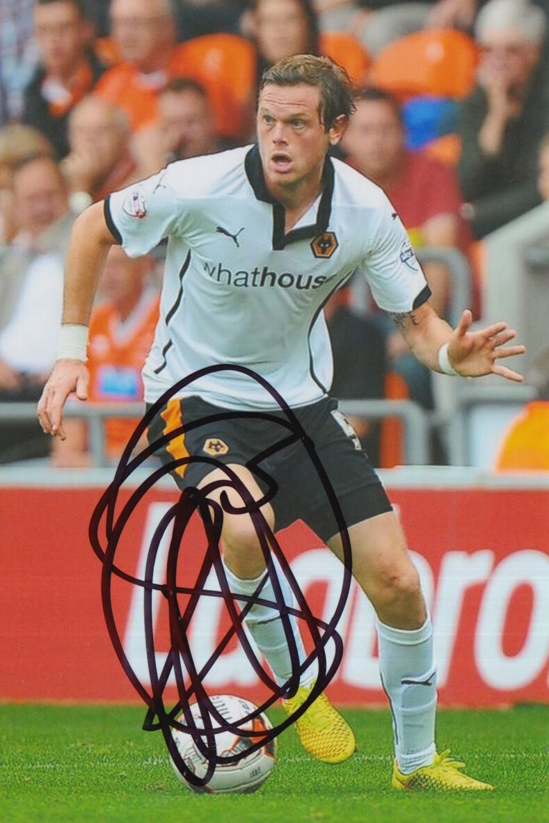 WOLVES HAND SIGNED RICHARD STEARMAN 6X4 Photo Poster painting 1.