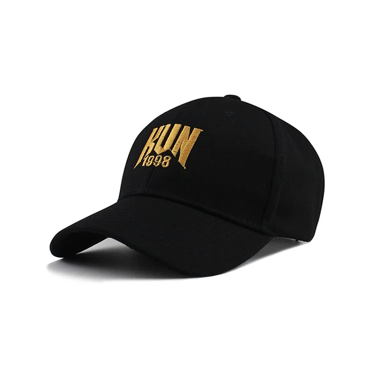 cottonbaseball cap letter pattern caps men women embroidery cap outdoor adjustable sports Hip hop hat KUN