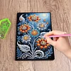 DIY Flower Special Shaped Diamond Painting Notebook