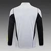 Joyfball 2024/2025 Flamengo Half-Pull Training Suit Light Gray Football Shirt 1:1 Thai Quality