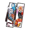 2pcs Creative DIY Diamond Painting Bookmark Special Leather Tassel Kits