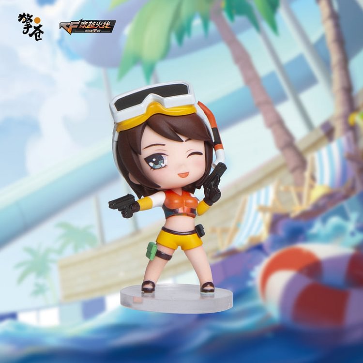 Cross Fire Qing Cang Swimsuit party Q version figure mystery box
