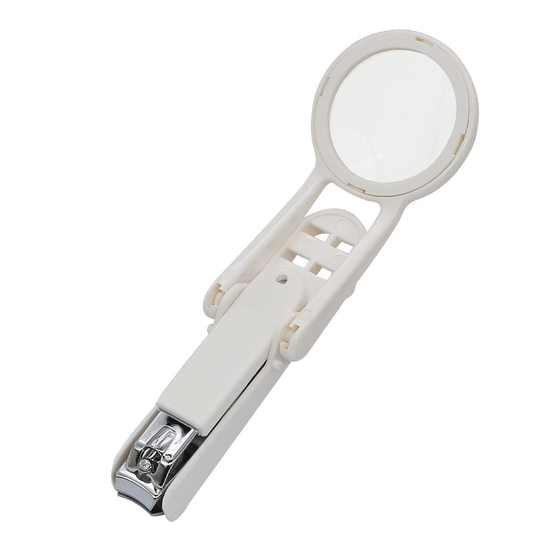 Portable Nail Clipper with Magnifying Glass Flip Magnifier Fingernail Cutter | 168DEAL