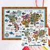 Animal World - 14CT Counted Cross Stitch - 40*53cm - Animal