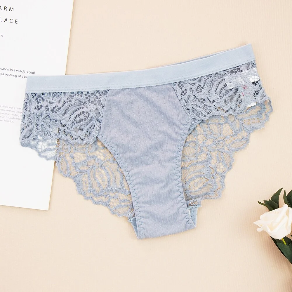 Billionm Women Lace Panties Underwear Soft Panties Sexy Briefs Breathable Seamless Lingerie Female Traceless Underpants Plus Size