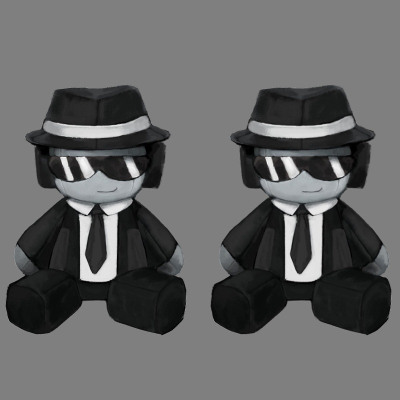 Forsaken chance plush - chance plush -forsaken plush  2PCS Jujutsu kaisen cat ear plush Store
