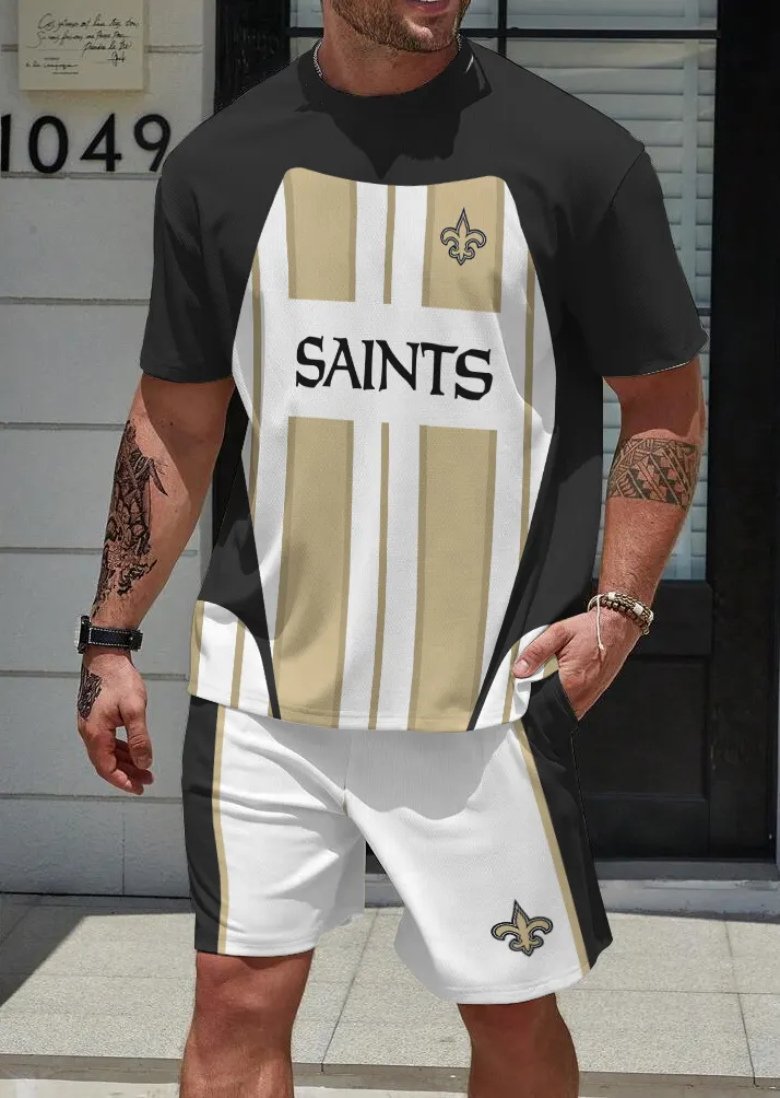 New Orleans Saints  Limited Edition Top And Shorts Two-Piece Suits