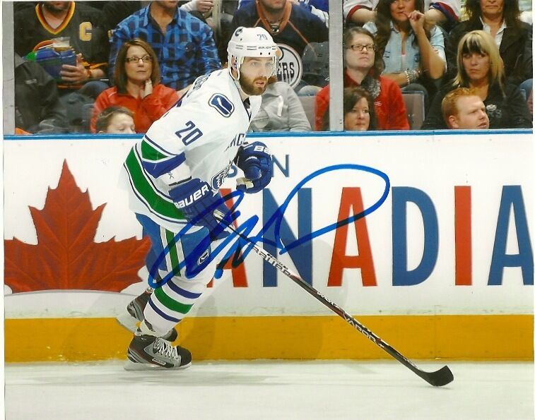 Vancouver Canucks Chris Higgins Autographed Signed 8x10 Photo Poster painting COA SIX