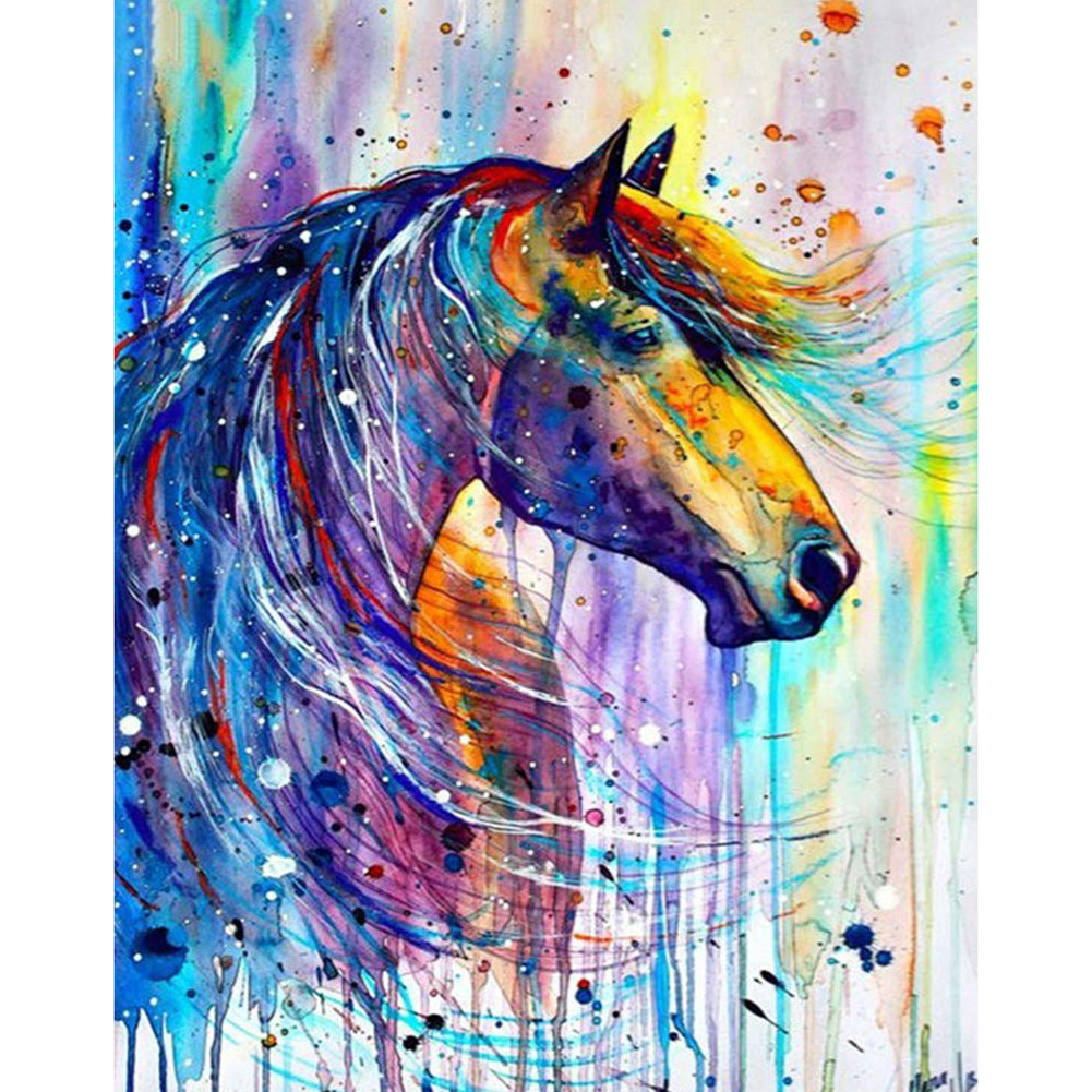 

(Multi-Size) Horse - Round/Square Drill Diamond Painting - 30*40CM, Round diamond 30*40cm, 501 Original