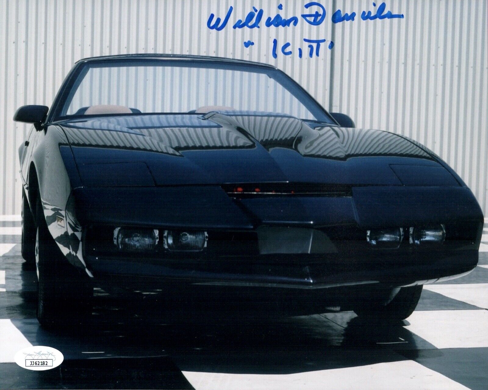 William Daniels Signed KITT Knight Rider 8x10 Photo Poster painting Autograph JSA COA Cert