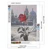 >SALE<5D DIY Full Round Drill Diamond Painting Red Rose Kit Home Decor 30x40cm