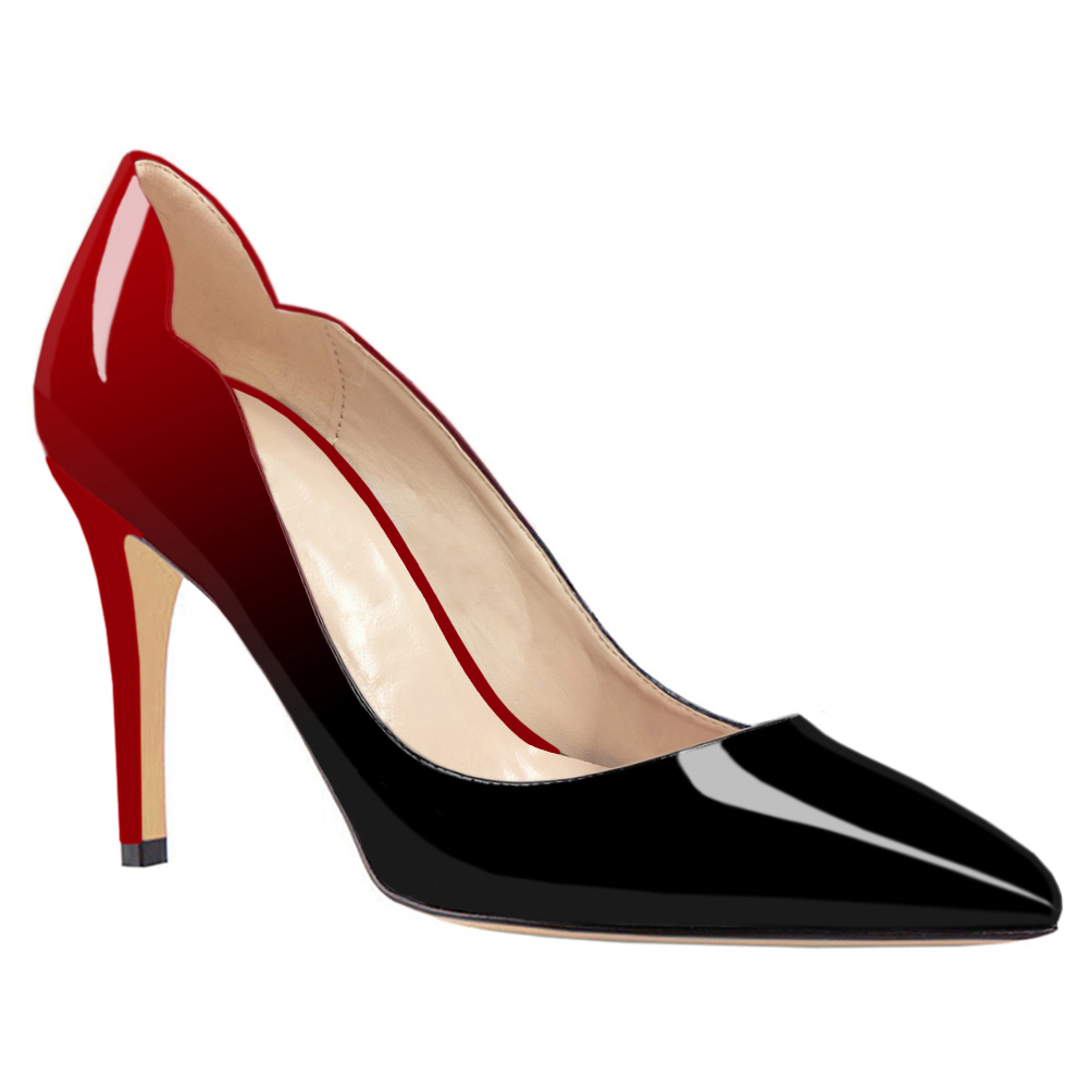 Classic  3.5" Middle Heels Shoes Women Daily  Pumps-MERUMOTE