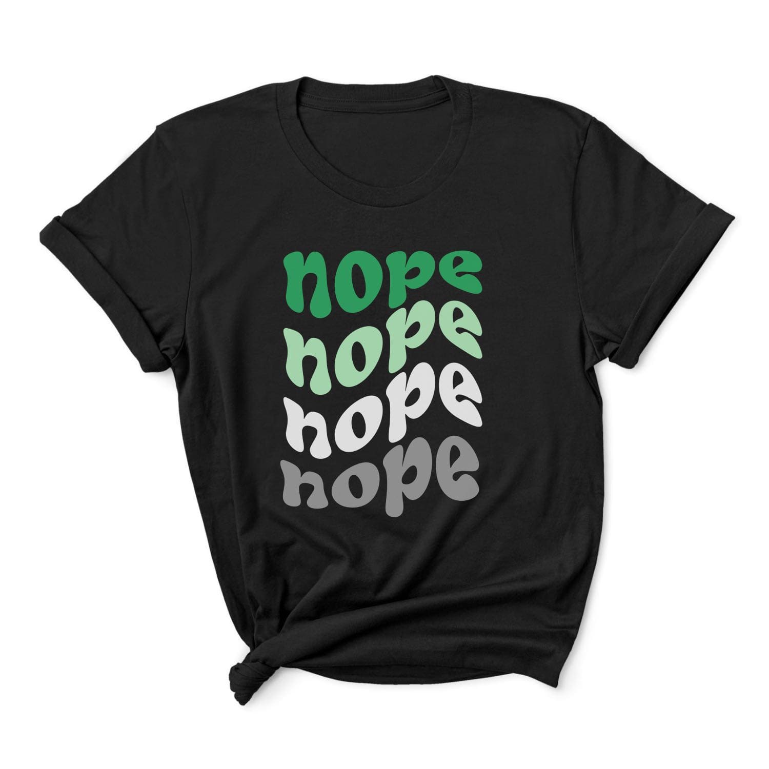 Nope aromantic t-shirt
