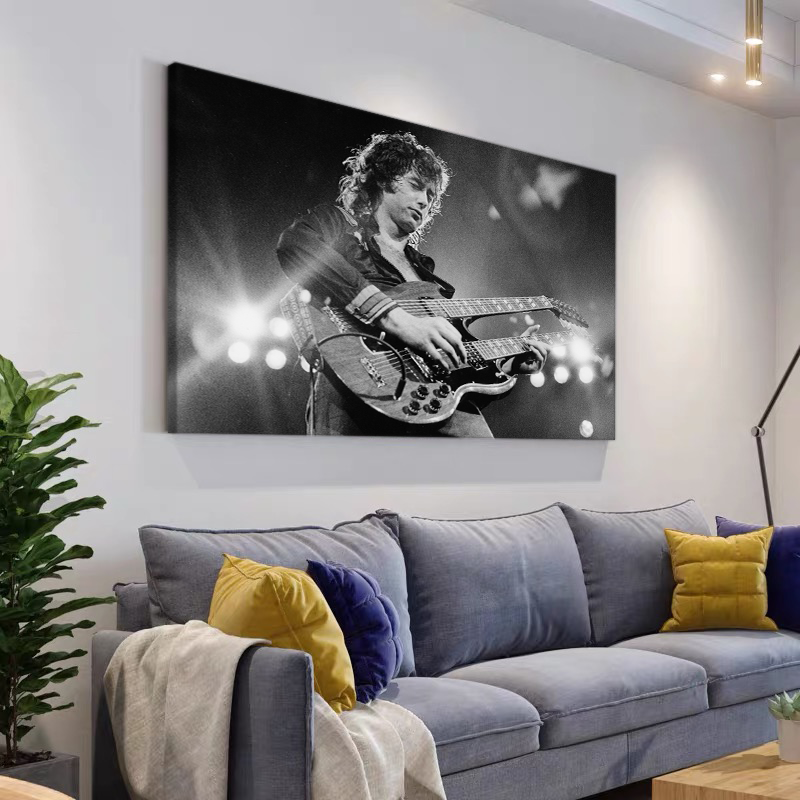 Led Zeppelin - Jimmy Page Canvas Wall Art