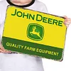 John deere - Panneaux en &eacute;tain m&eacute;tallique(20*30cm/30*40cm) - Garage