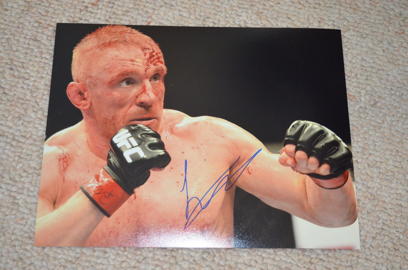 DENNIS SIVER signed autograph In Person 8x10 (20x25 cm) UFC MMA german fighter