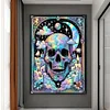 Halloween Skeleton-11CT Stamped Cross Stitch 50*70cm/19.69*27.56in(Big Size)