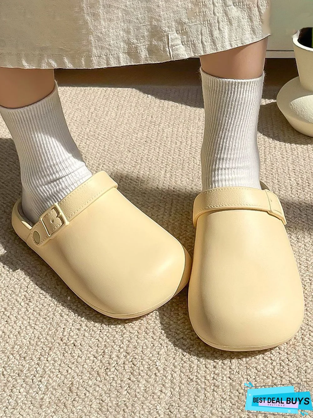 Waterproof Casual Winter Warm Lined Eva Sandals