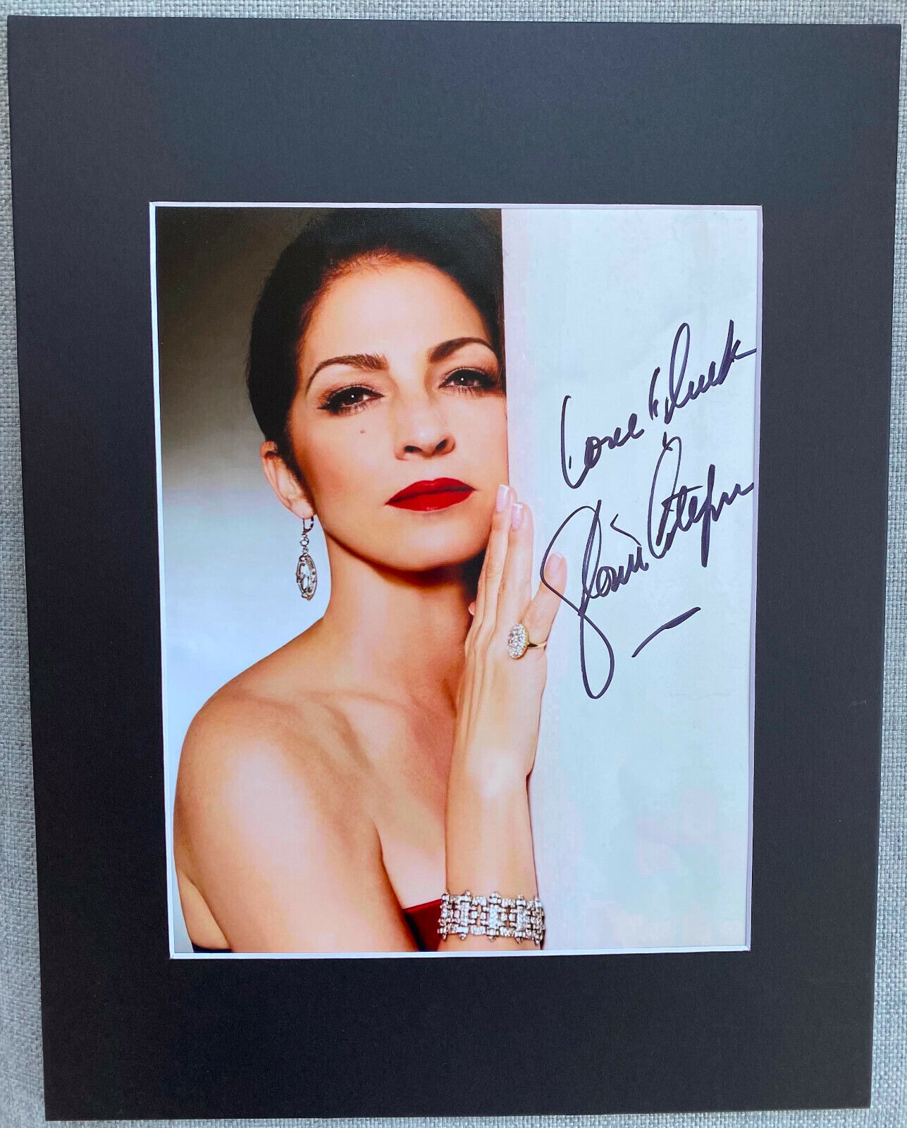 Gloria Estefan Signed Autograph Photo Poster painting Display - Authentic, Miami Sound Machine