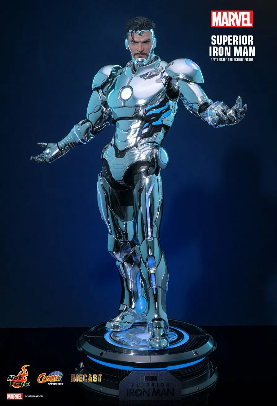 Hottoys - Marvel Comics Superior Iron Man 1/6th scale Collectible Figure CMS026D73 (Licensed)-