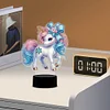 Unicorn Diamond Painting Night Light Diamond Art Lamp Home Decoration (B)