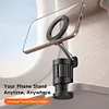 360° Rotating Magnetic Desktop Phone Holder Magsafe Airplane Car Travel Essential Accessories Adjustable Folding Universal Hands-free Phone Holder