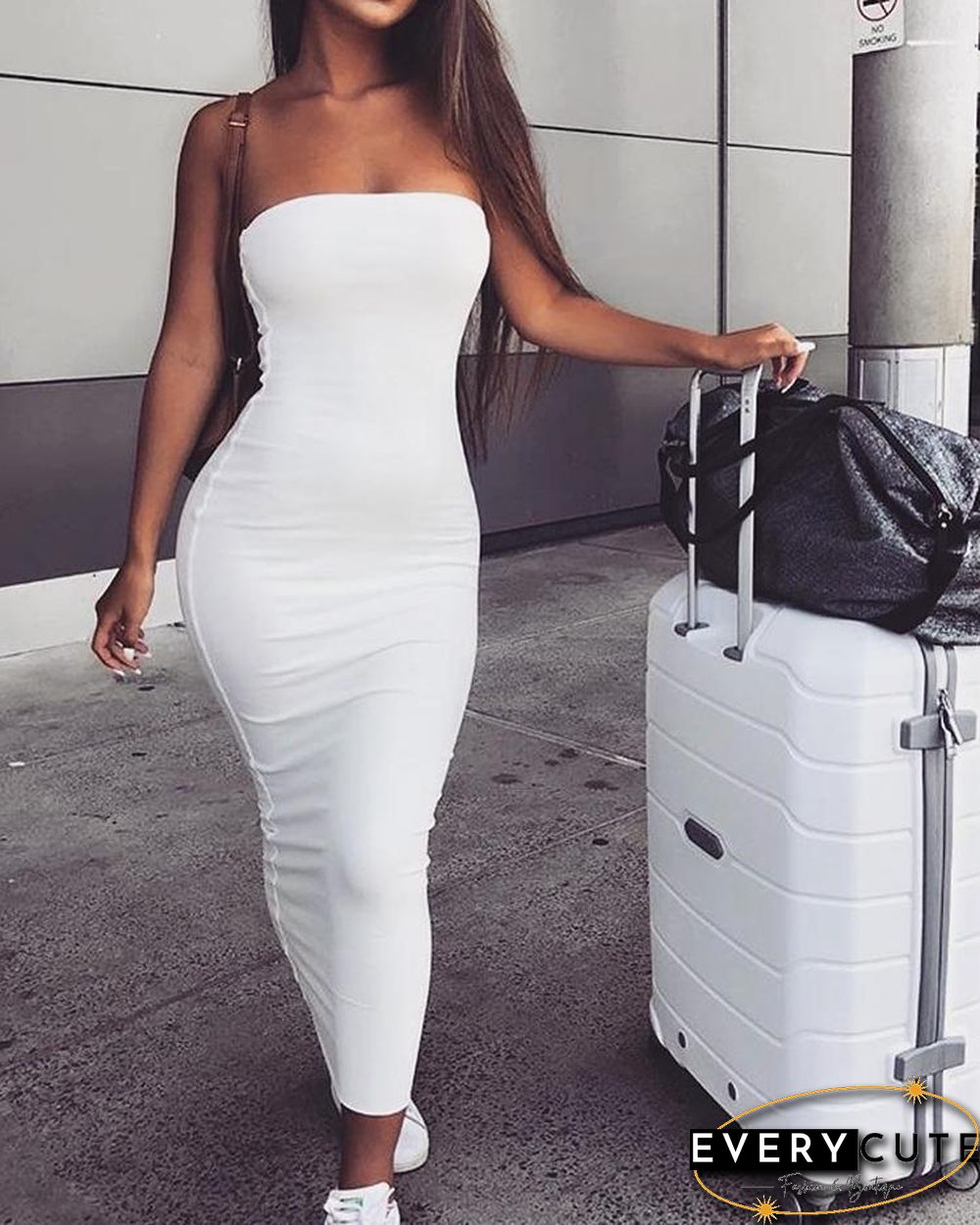 Bandeau Sleeveless Maxi Dress