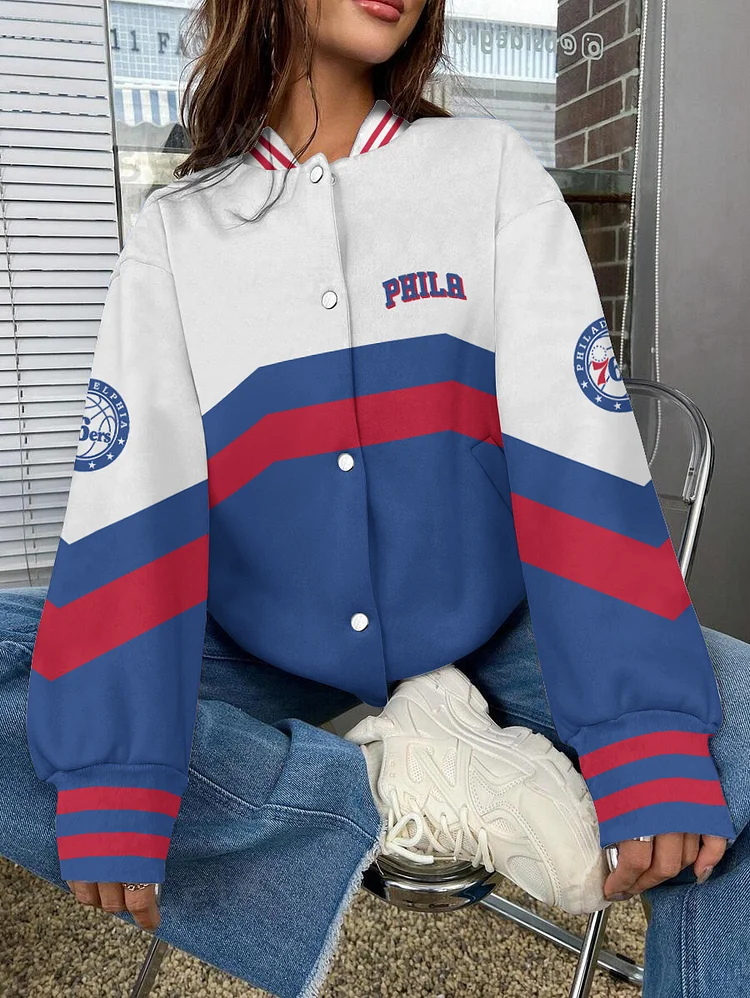 Philadelphia 76ers  Limited Edition Full-Snap Casual Jacket