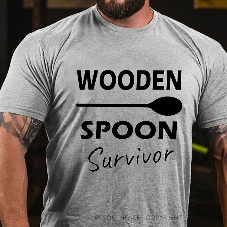 Wooden Spoon Survivor Men's T-Shirt