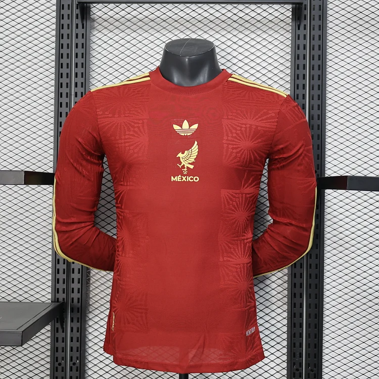 2025-26 Mexico Red Long Sleeve - Jersey - Player Edition
