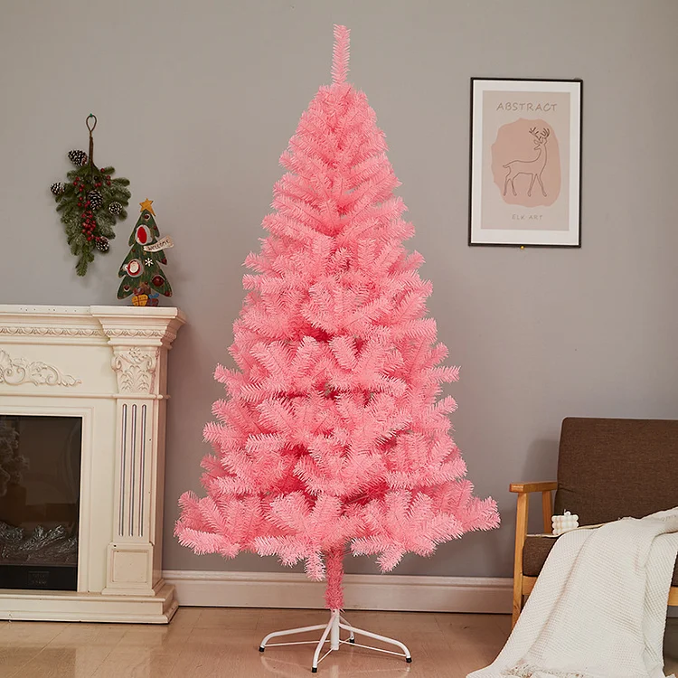 Pink Christmas Tree VangoghDress