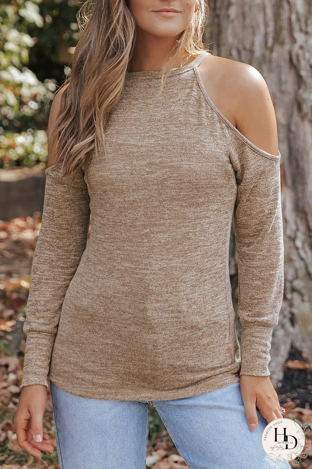 Versatile Cold Shoulder Sweater