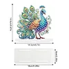 Acrylic Peacock 5D DIY Diamond Art Paper Towel Storage Rack Decor for Home Decor