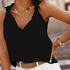 Gioiacombo™ Canotta senza maniche casual con nodo