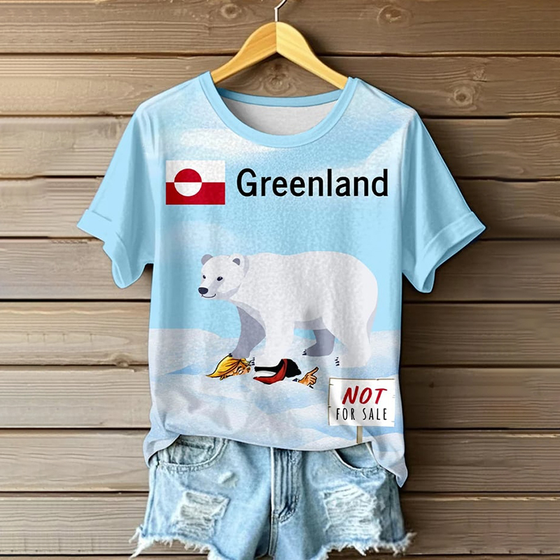 Greenland Not For Sale Men's Casual T-shirt artswardrobe