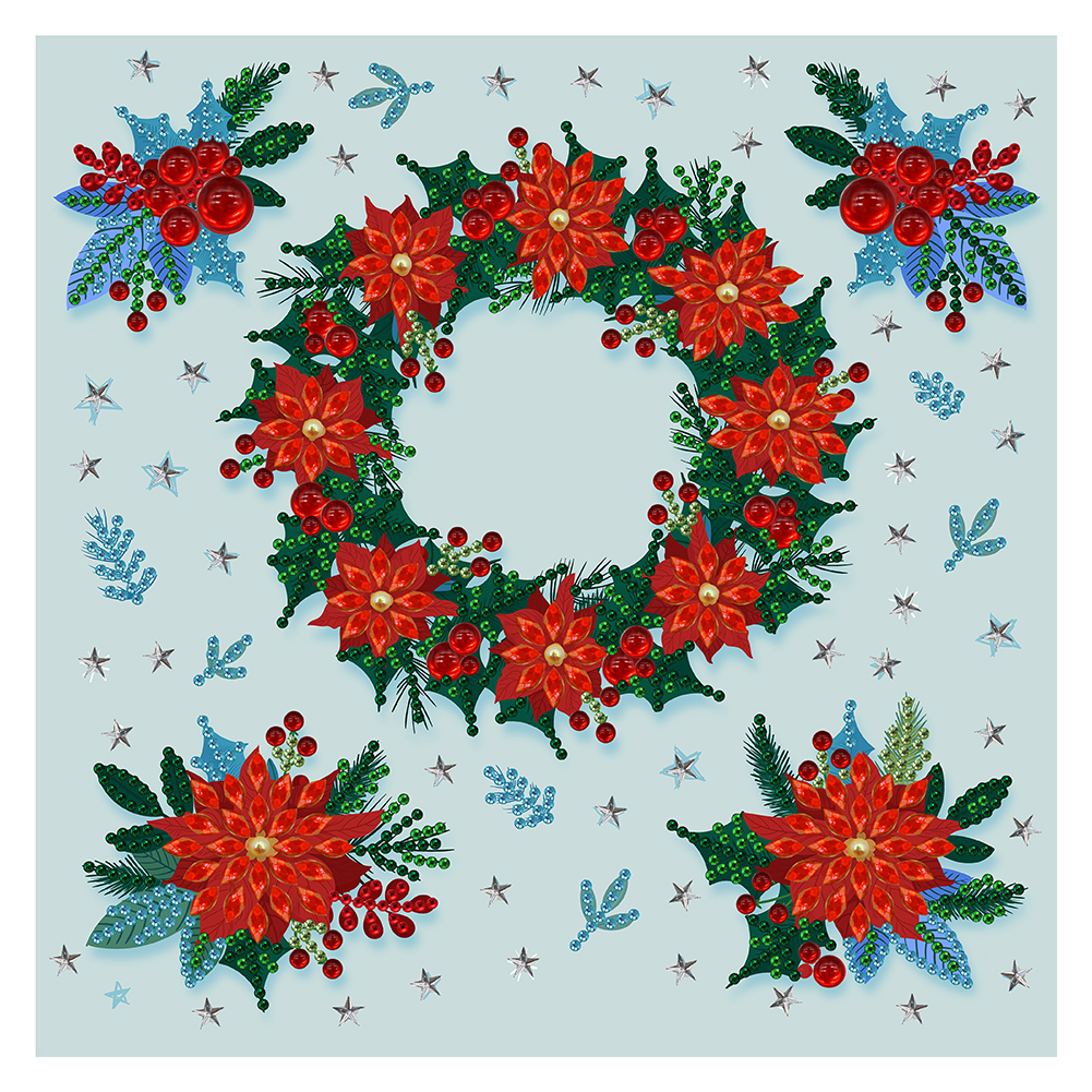 

Christmas - Special Shaped Diamond Painting - 30*30CM, 501 Original