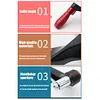Motorcycle Handguards Aluminum Hand Guards for 7/8 Handlebar (Red)