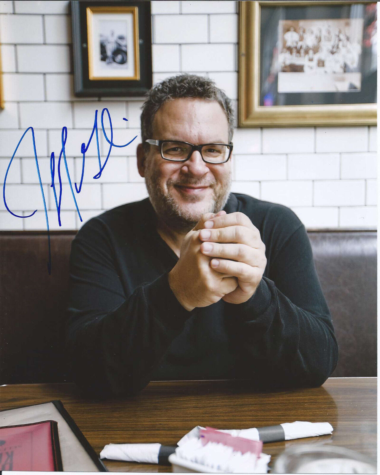 ACTOR COMEDIAN JEFF GARLIN HAND SIGNED 'CURB YOUR ENTHUSIASM' 8X10 Photo Poster painting D w/COA