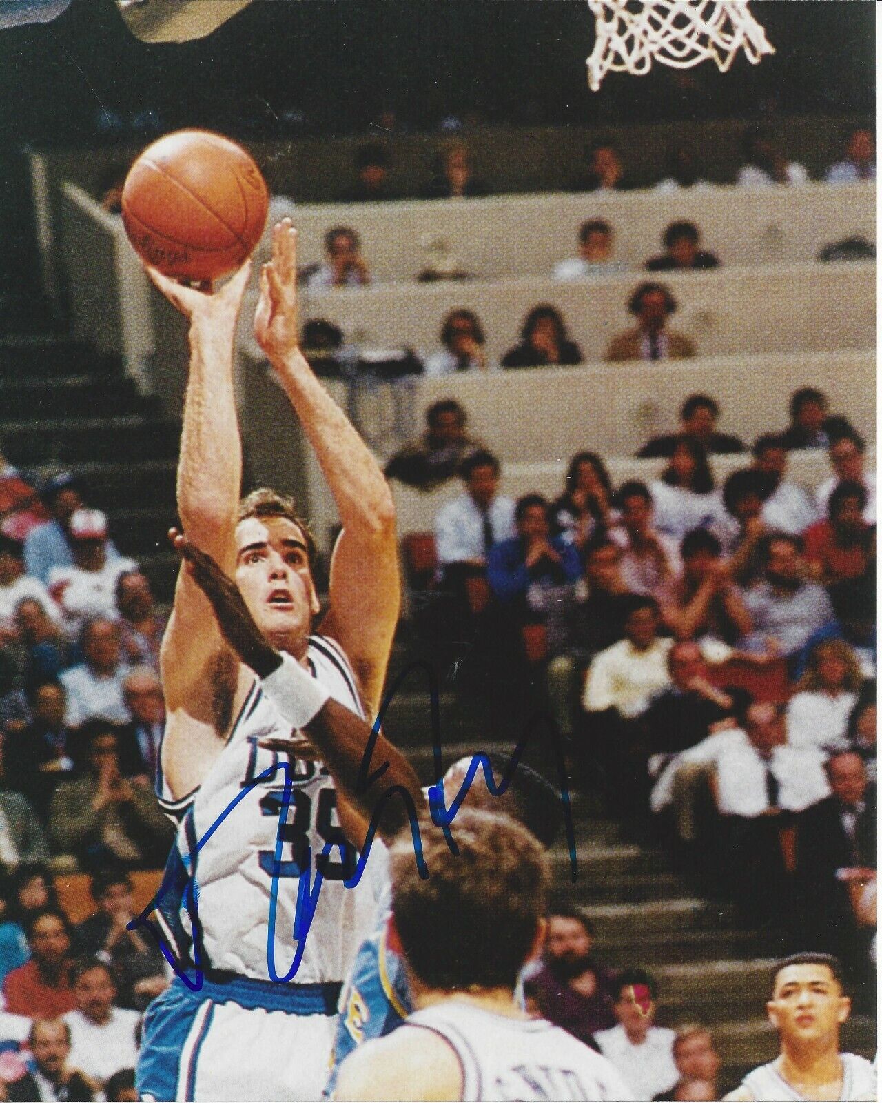 Danny Ferry Autographed 8x10 Duke Blue DevilsB612