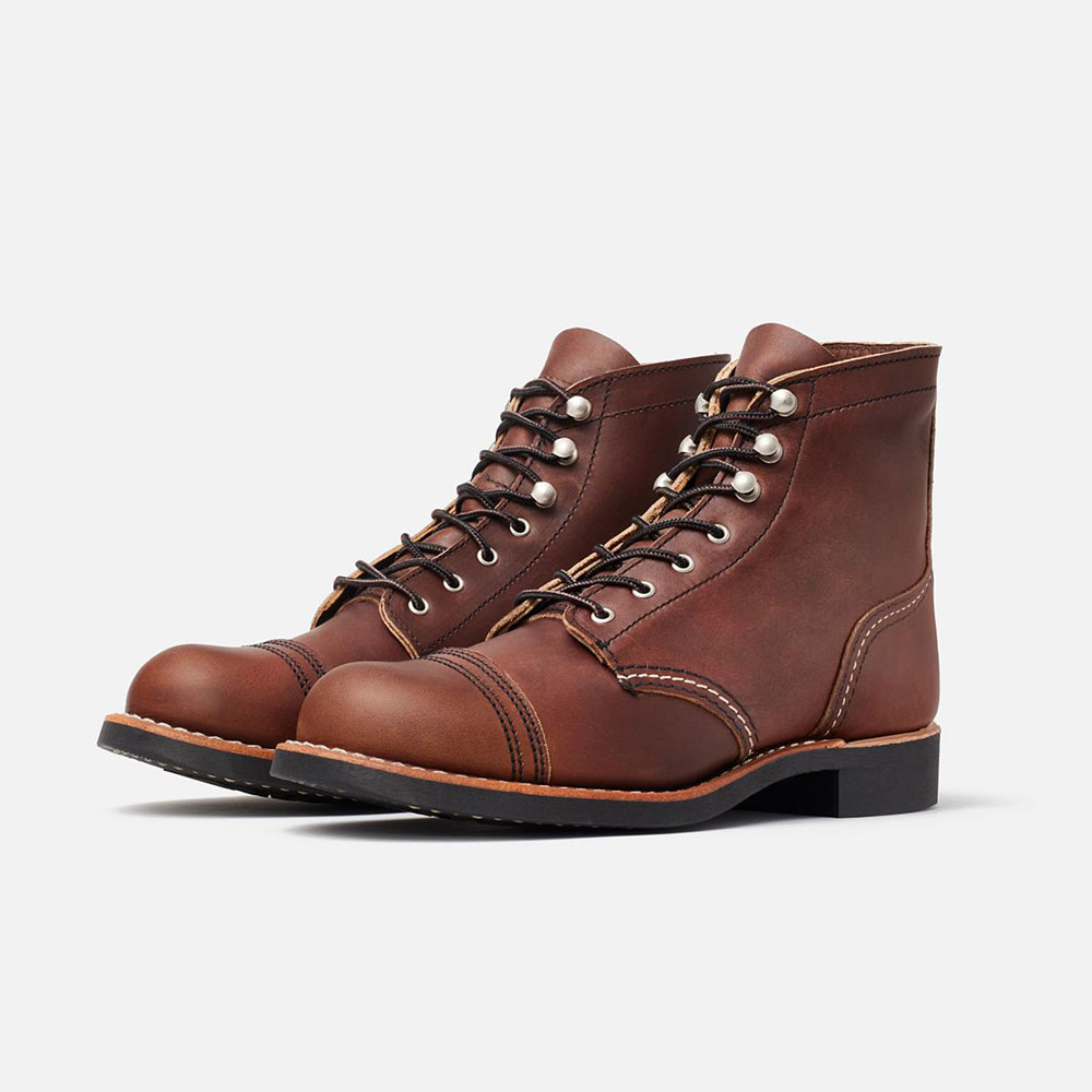 Brown Vegan Leather Lace-Up Round Toe Flat Short Boots for Women Nicepairs