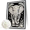 Elephant-Special Shaped Diamond Painting