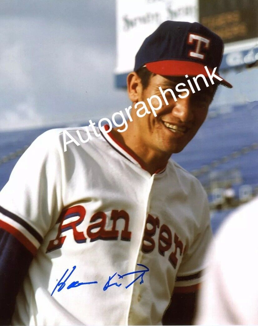 Horacio Pina Autographed 8x10 Texas Rangers#3